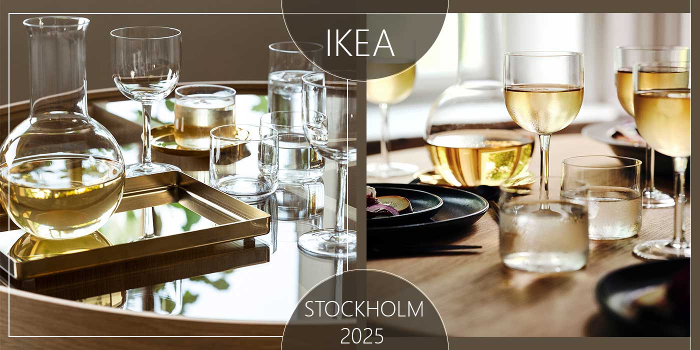 ست 4 عددی جام ایکیا مدل IKEA STOCKHOLM 2025